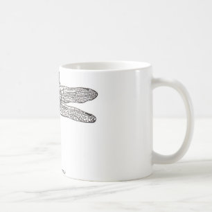 Vintage Drachenfliege Kaffeetasse