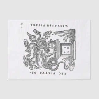 Vintage Drachenkunst Seidenpapier