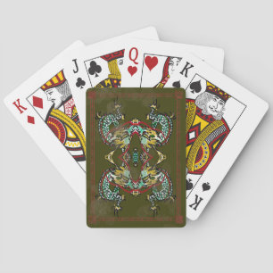 Vintage Drachenspielkarten Spielkarten