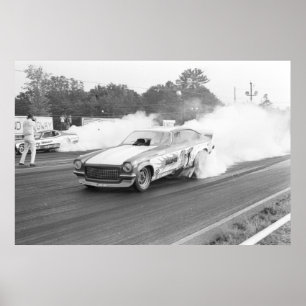 Vintage Drag - DragOn Vega Funny Car Poster