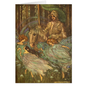 Vintage - Drei Jungfrauen und ein Ritter,