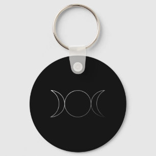 Vintage Dreifache Göttin Drei Symbol Mond Wicca Ne Schlüsselanhänger