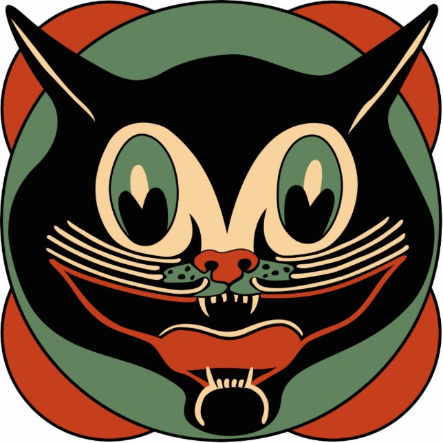 Vintage Dreißigerjahre Fotoskulptur Ornament (Vorne)