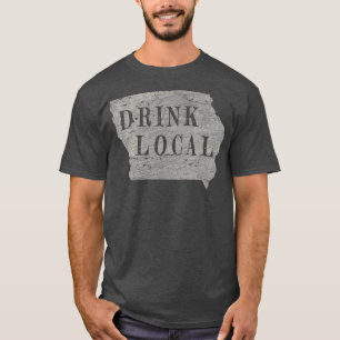 Vintage Drink local craft beer Iowa T-Shirt