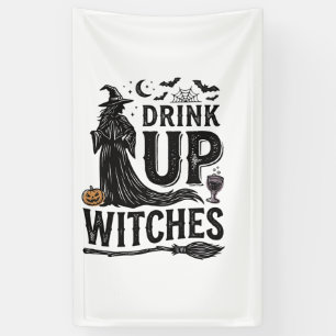 Vintage Drink Up Hexen Halloween-Shirt-Design_1 Banner