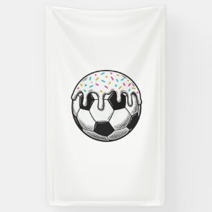 Vintage Dripping Icing Fußball T-Shirt (2)_1 Banner