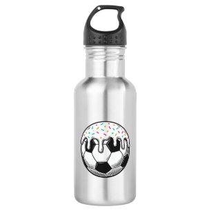 Vintage Dripping Icing Fußball T-Shirt (2)_1 Edelstahlflasche