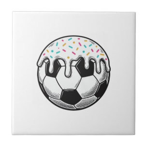 Vintage Dripping Icing Fußball T-Shirt (2)_1 Fliese