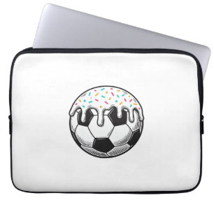 Vintage Dripping Icing Fußball T-Shirt (2)_1 Laptopschutzhülle