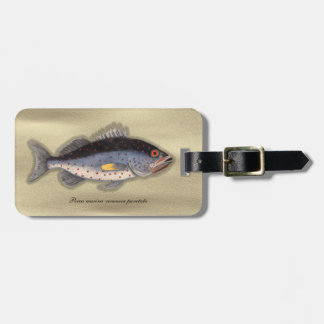 Vintage-Druck "Bahama Rock Fish" Gepäckanhänger