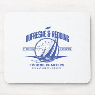 Vintage Dufresne And Redding Angel- und Fischereic Mousepad