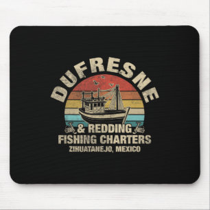 Vintage Dufresne And Redding Fishing Charters Mousepad