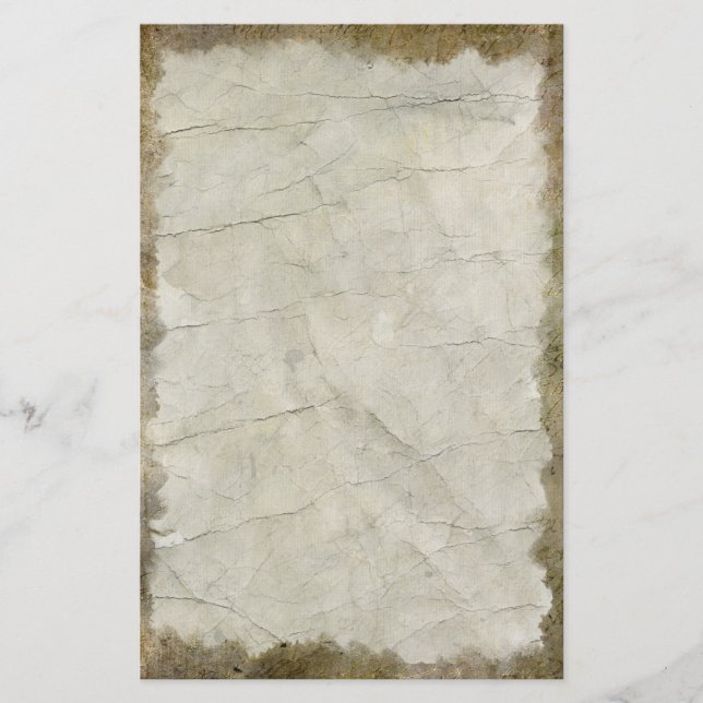 Vintage Dunkelgrundierung Briefpapier (Vorderseite)