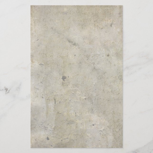 Vintage Dunkelgrundierung Briefpapier (Vorderseite)