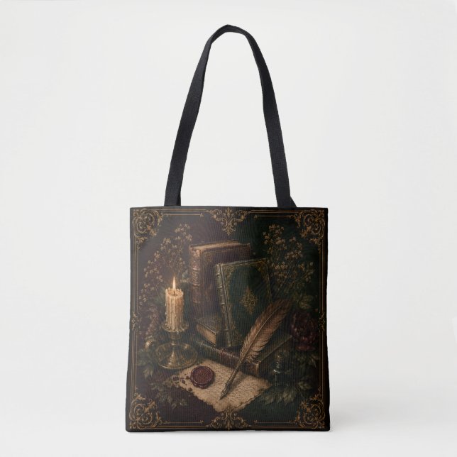 Vintage-Dunkle-Akademie-Tasche  (Vorderseite)