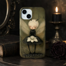 Vintage dunkle Gothic Fairy mit Blume Individuelle
