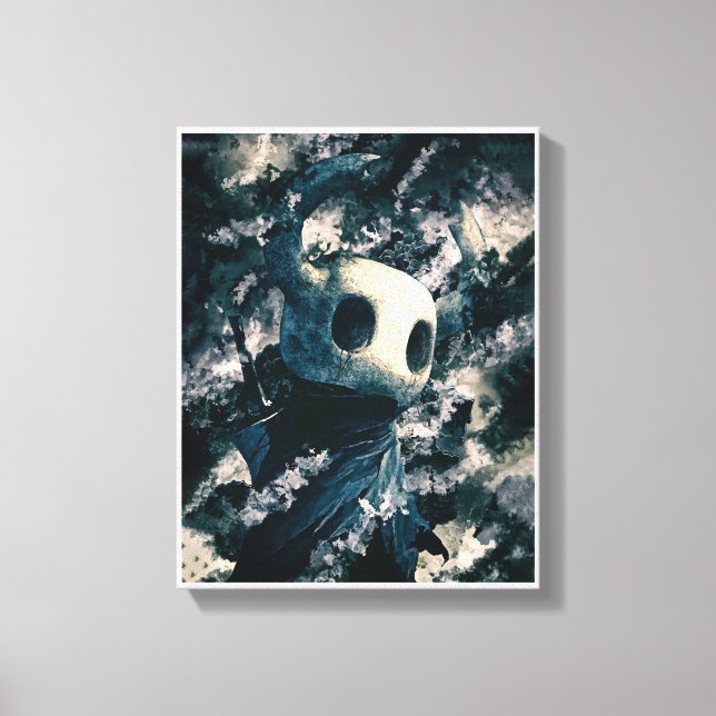 Vintage dunkle Hollow Knight Canvas Prints Leinwanddruck (Vorderseite)