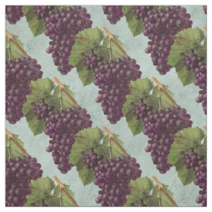 Vintage dunkle Lila Weintrauben Stoff
