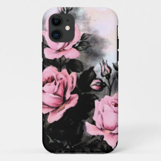 Vintage dunkle Rosen Case-Mate iPhone Hülle