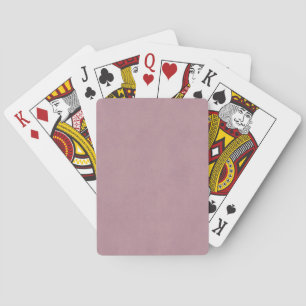 Vintage Dusty Rose Pergamentvorlage Leer Spielkarten