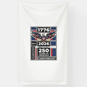 Vintage Eagle 1776 2026 Shirt Patriotische Typogra Banner