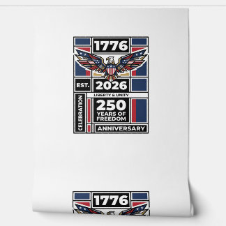Vintage Eagle 1776 2026 T-Shirt Patriotische Typog Tapete