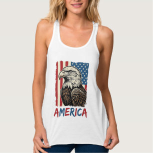 Vintage Eagle America Patriotisches Shirt Design_1
