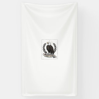 Vintage Eagle Land of the Free Patriotisches Shirt Banner