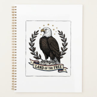 Vintage Eagle Land of the Free Patriotisches Shirt Planer
