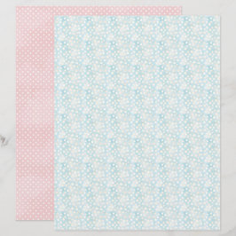 Vintage Easter Polka Dot Scrapbook Paper