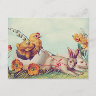 Vintage Easter Postkarte