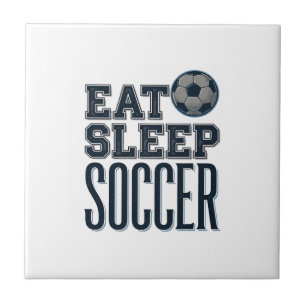 Vintage Eat Sleep Fußball Shirt Design (2)_1 Fliese