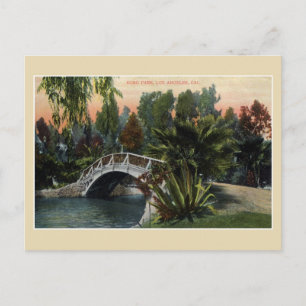 Vintage Echo Park Los Angeles Postkarte