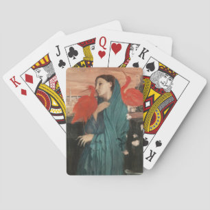 Vintage Edgar Degas Junge Frau mit Ibis Kunst Spielkarten