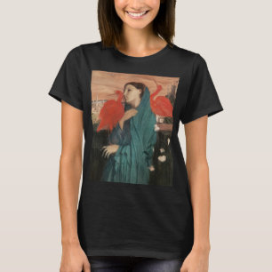 Vintage Edgar Degas Junge Frau mit Ibis Kunst T-Shirt