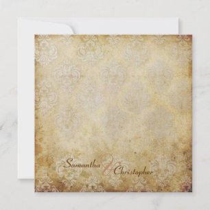 Vintage Ehe-Einladungen für Damaskus Einladung