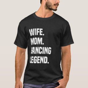 Vintage Ehefrau Mutter Tanz Legende Lustig Retro M T-Shirt