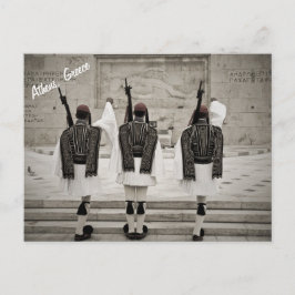 Vintage Ehrengarde Athen Griechenland Postkarte