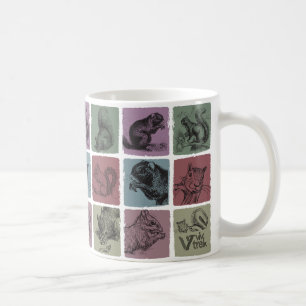Vintage Eichhörnchen-Trinkgeschirr Wildlife-Tierli Kaffeetasse