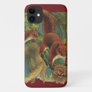 Vintage Eichhörnchen, Waldgeschöpfe, wilde Tiere Case-Mate iPhone Hülle