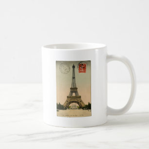 Vintage Eiffelturm Kaffeetasse