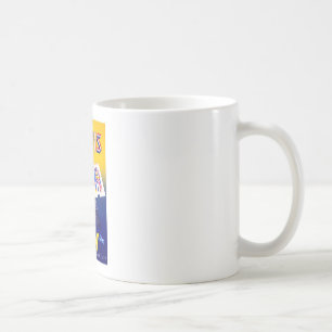 Vintage Eiffelturm Paris Luftverkehrswerbung Tasse