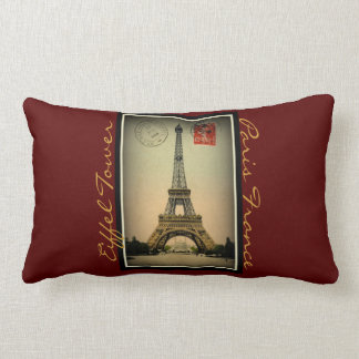 Vintage Eiffelturm Postkarte Paris Frankreich-Kiss Lendenkissen