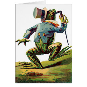 Vintage - Ein eleganter Frosch,