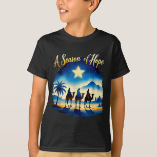 Vintage Eine Jahreszeit der Hoffnung Weihnachten J T-Shirt