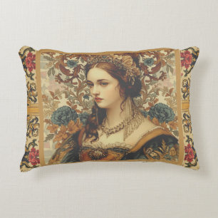 Vintage,Eine schöne und elegante Adlige,klassisch Dekokissen