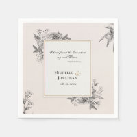 Vintage Einhandgezeichnete Christliche Hochzeit mi