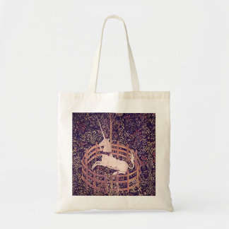 Vintage-Einhorn-in-Gefangenschaft-Wandteppich Tragetasche