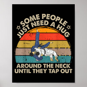 vintage Einige Menschen brauchen eine Umarmung Bra Poster