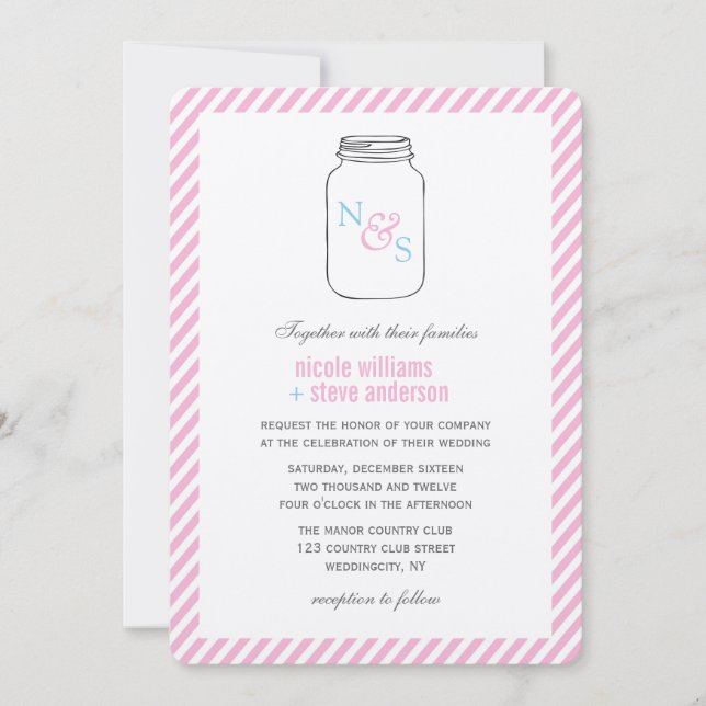 Vintage Einladung (Vorderseite)